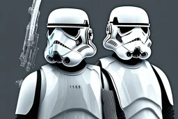 gaspunk stormtrooper in winter