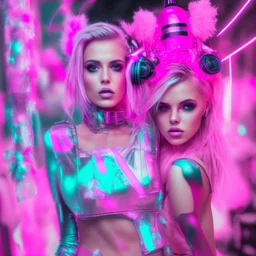 cyber party pink