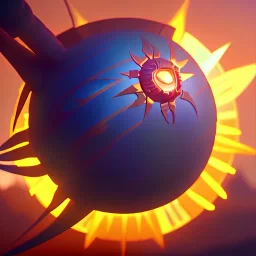 sun and planets, highly detailed, 3d render