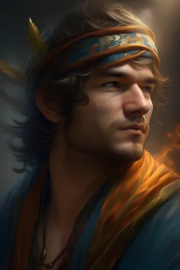 Fantasy, high resolution, portrait, male, commoner,