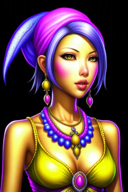 Portrait of Yunalesca, from Final Fantasy X