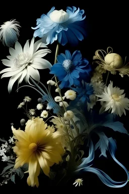 un flower surrealist photography in style anna atkins, charles jones, karl blossfeldt, adrian ghenie