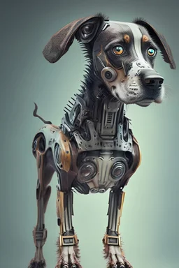 Half dog half robot