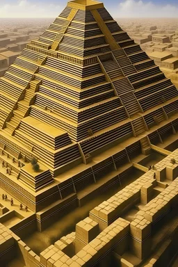 What did the great ziggurat of ur look like?