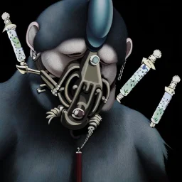 Ape earing Bane mask