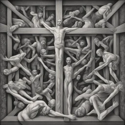 The crucifixion of M. C. Escher