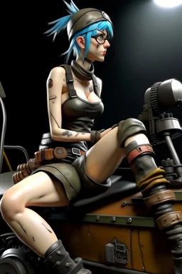 realistic tank girl seat on sputnik