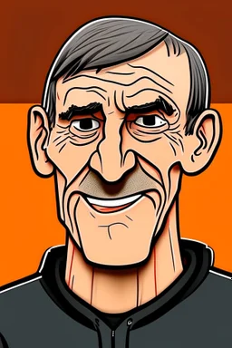 yourgen club German football coach r cartoon 2d