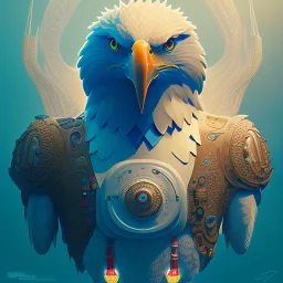 eagle, portrait.intricate detail,.studio ghibli,andrea bonelli,Kilian Eng,Ohrai, Dan Craig character, style.