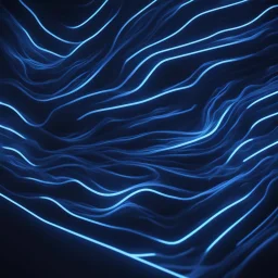 Hyper Realistic Navy-Blue Neon Glow Right Flow Texture