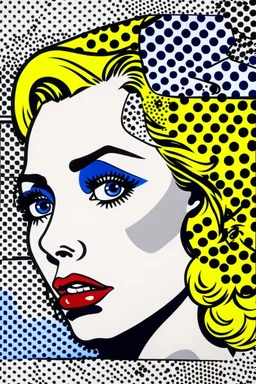 88 in the style of roy lichtenstein