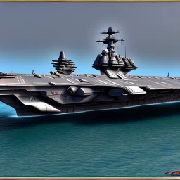 Aircraft carrier built by Klingons