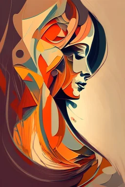 Mother , abstract style