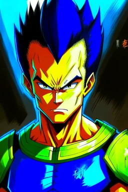 Vegeta if he was a real human