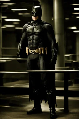 henry cavill in a batman suit from the movie dark knight rises