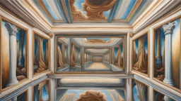 recursive reflections trompe l'oeil topace