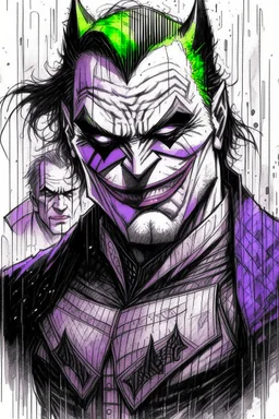 joker and batman grovvy art