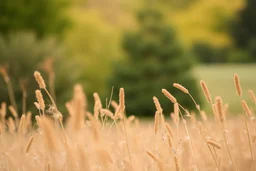 field in the late summer