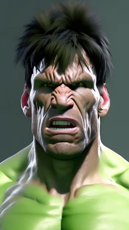 hulk become lionel messi , lionel messi head, ultra realistic, 4k, ultra detail, full body