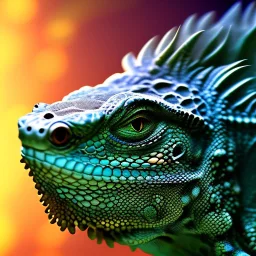 fantasy aquatic iguana