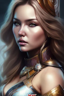 Camilla Luddington face, dragon armor, busty hitomi tanaka, bruised face pintura, ,details,texture,8k quality, florest, Minimalism, Romanticism, Expressionism, Impressionism