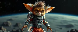 Elon Musk as dandy fluffy bugbear scientist gremlin with huge stiff power pants exo-skeleton
