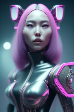 Portrait, Front image, cyberpunk Asian woman with rabbit mask, black pink color, latex dress, highly detailed, concept art, smooth, unreal engine 5, god rays, ray tracing, RTX, lumen lighting, ultra detail, volumetric lighting, 3d, finely drawn, high definition, high resolution.