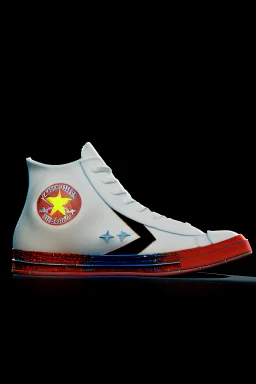 A converse sneaker, superman all over sneaker