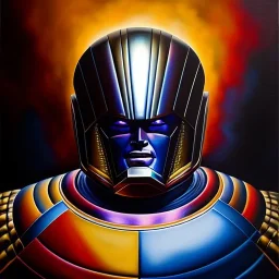 Ultra detailed fullbody Portrait in oil on canvas of Galactus (Marvel) with Armor,intense stare,extremely detailed digital painting, extremely detailed face,crystal clear Big eyes, mystical colors ,perfectly centered image, perfect composition, rim light, beautiful lighting,masterpiece,8k, stunning scene, raytracing, anatomically correct, in the style of robert e howard and Ken Kelley and Ohrai Noriyoshi and Simon Bisley and tomzj1