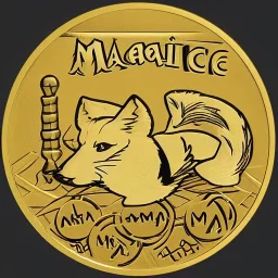 A magic Kitsune coin