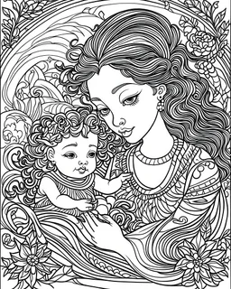 my mother's coloring page