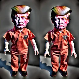 Trump army doll