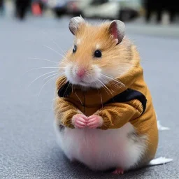 Hamster in a hamster suit