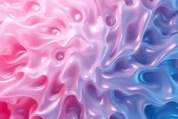 Mesmerizing abstract 3d visual, mass of flowing translucent shapes, centered, soft aesthetic, negative space.
