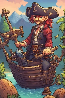 Pirates are like ink, stardew valley style