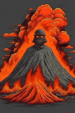 volcano man