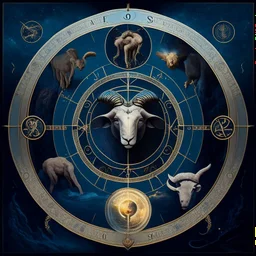 the zodiac as an album cover