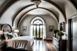 arched ceiling dream bedroom