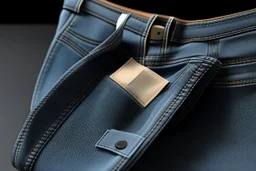 jean pocket with card coming out of pocket