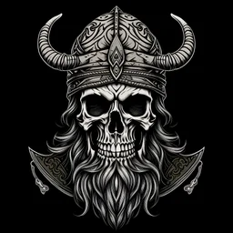 Viking estilo caveira