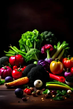 assorted vegetables, food photography