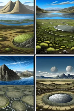 earths cambrian periode lanscapes