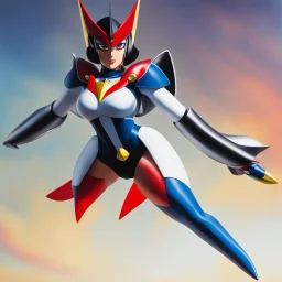 female Grendizer, flying