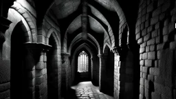 creep and coil through cobbled corridors and open arches. Integrating ominous undertones and dramatic contrasts, embody the castle's majestic allure and haunting mystery.