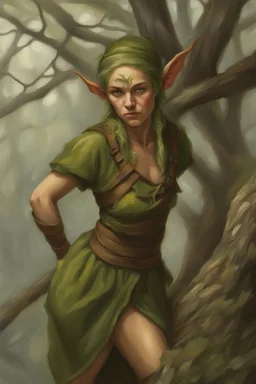 painting of a wood elf