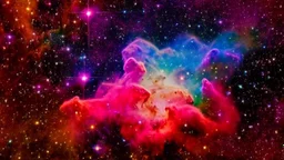 colorful star nebula