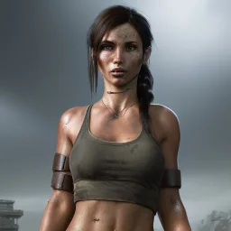 lara croft in cyberpunk war