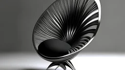 Fan shaped chair design modern