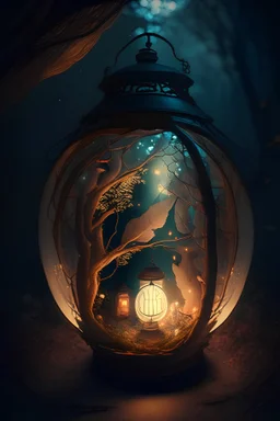A world inside a lantern