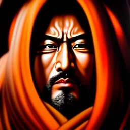 Ultra detailed fullbody Portrait in oil on canvas of Jubei Yagyu (Samurai Shodown),intense stare,extremely detailed digital painting, extremely detailed face,crystal clear Big eyes,with full head inside portrait, mystical colors ,perfectly centered image, perfect composition, rim light, beautiful lighting,masterpiece,8k, stunning scene, raytracing, anatomically correct, in the style of robert e howard and Ken Kelley and Ohrai Noriyoshi and Simon Bisley and tomzj1